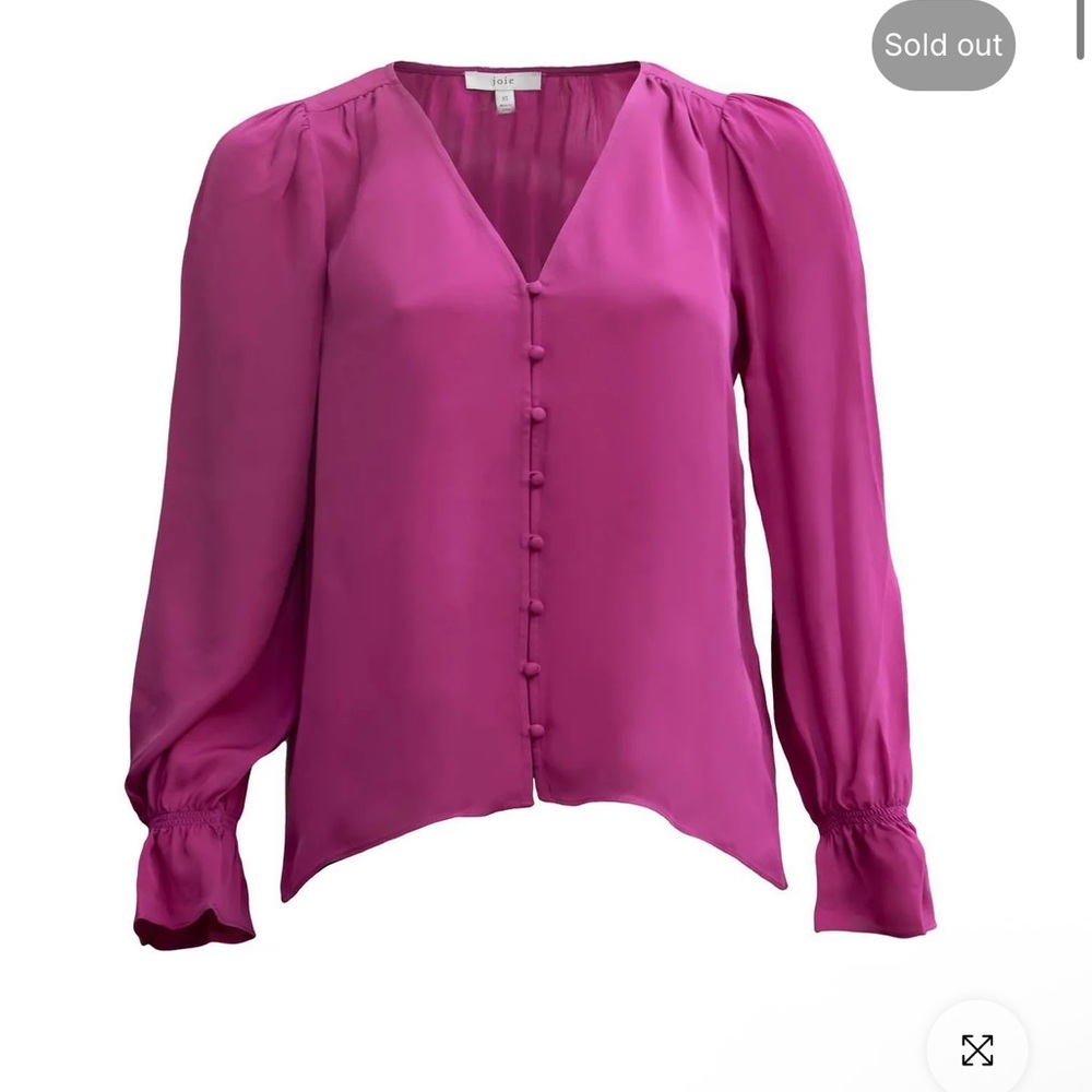 Joie Bolona Top In Black Sz Small NWT | Joie V-Neck Button Down Blouse Sz S -